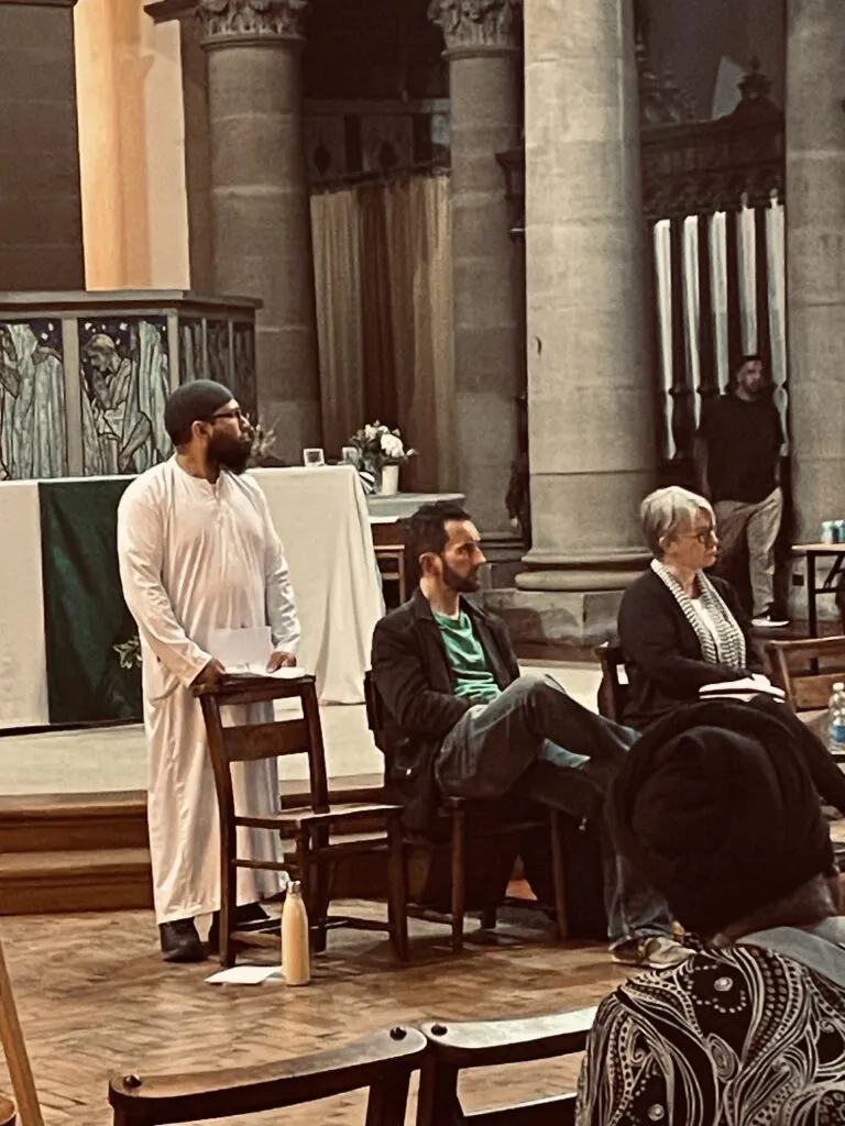 In a remarkable display of solidarity, Cllr Mothin Ali brought together over 250 people from diverse backgrounds at St Aidan’s Church to foster unity and peace following the disturbances on 18th July. The event opened with an uplifting address by Reverend Sally Osborn of St Aidan’s Parish.